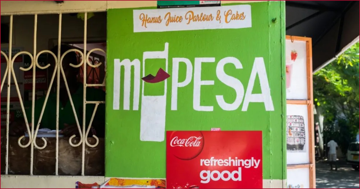 An MPesa outlet. Photo (Courtesy)